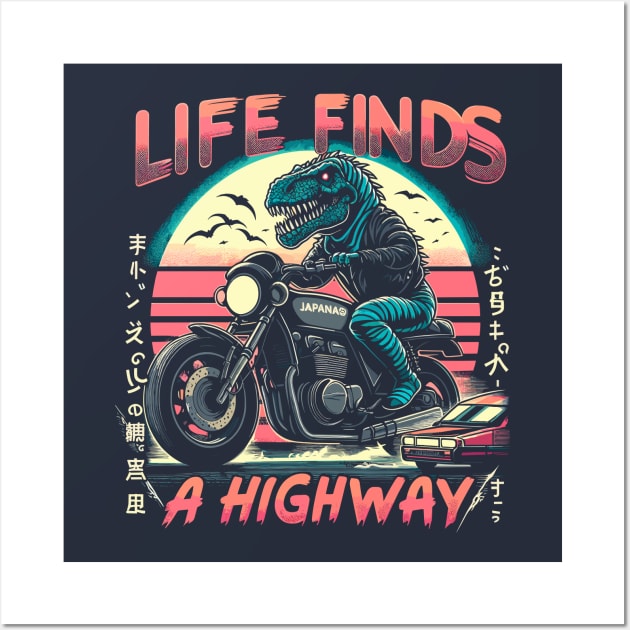 Life Finds a Highway Wall Art by Lima's